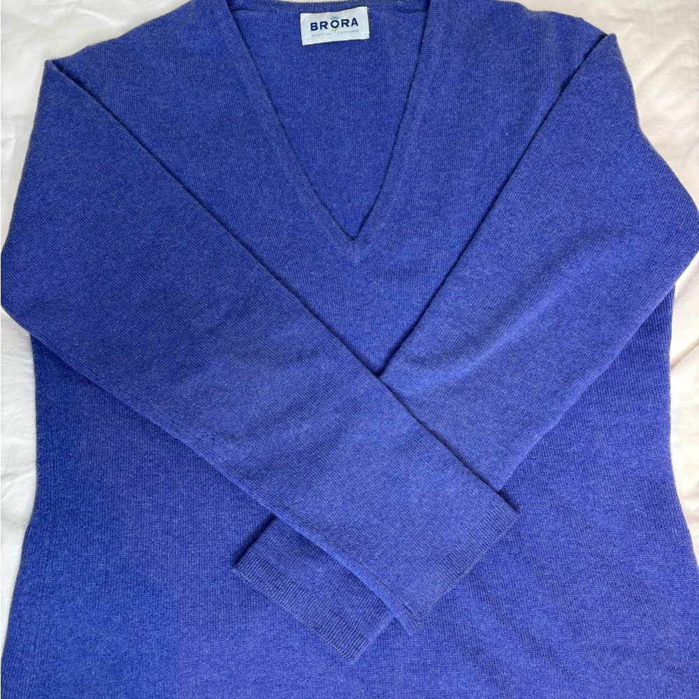 Brora Scottish luxury cashmere sweater